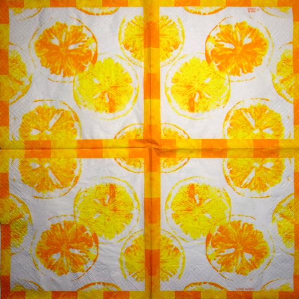189 Lemons, Oranges - 3-ply - ppd - Ilene Avery